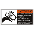 CEMBRE SPA - CEM2613400-E ETICH.VS-I134 PER IMP.ELETTR.62X125 SPAGNOL