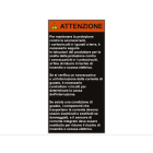 CEMBRE SPA - CEM2613600-GB ETICH.VS-I136 PER IMP.ELETTR.62X125 INGL
