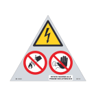 CEMBRE SPA - CEM268911AR TARGA ALL.VS-I89 B=350 MM SIMBOLI