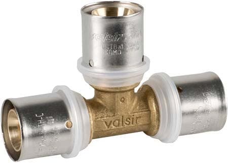 VALSIR - VALVS0170703 PEXAL BRASS T INTERMEDIO 16X2-16X2-16X2