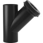 VALSIR - VALVS0348125 ISPEZ. LINEARE 45° HDPE D125+CAPPA TONDA