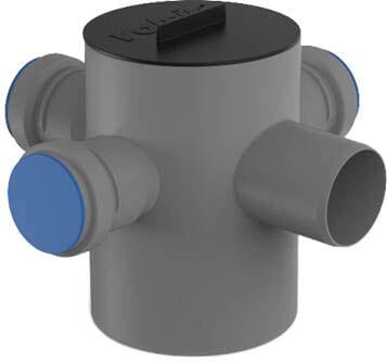 VALSIR - VALVS0702020 POZZETTO PP 3 IN D40 OUT ORIZ D50 - H150