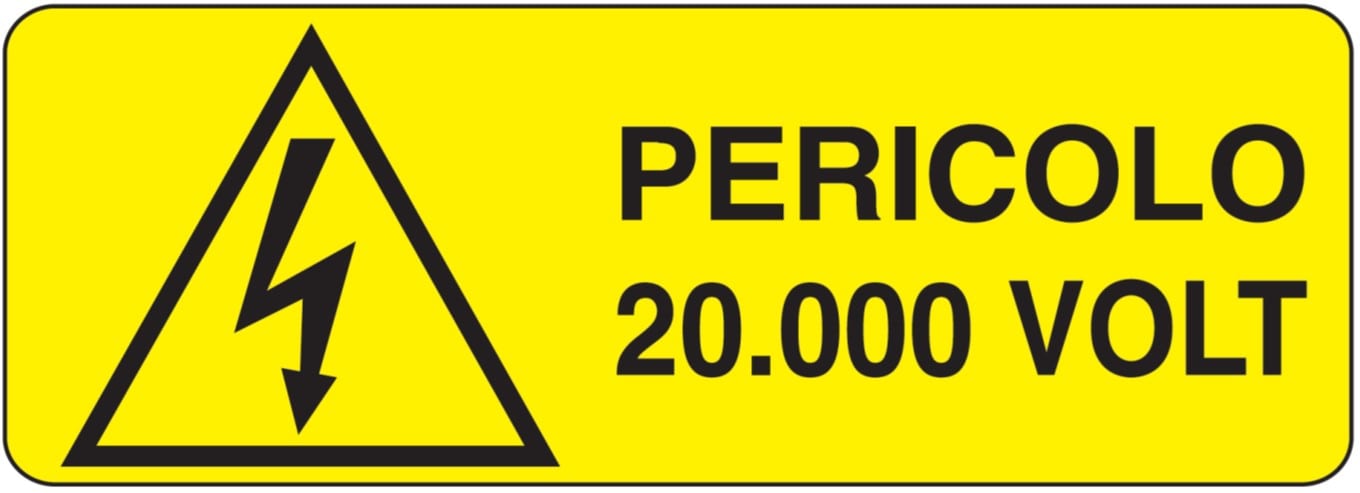 OCMEI SRL - OCMW012-361-A CART.350X125MM PERICOLO 20.000