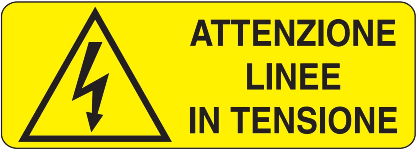 OCMEI SRL - OCMW012-366-A CART.PERICOLO F.TO MM 350X125