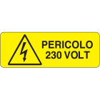 OCMEI SRL - OCMW012-458-AD ETIC.ADES.350X125MM PERICOLO 230