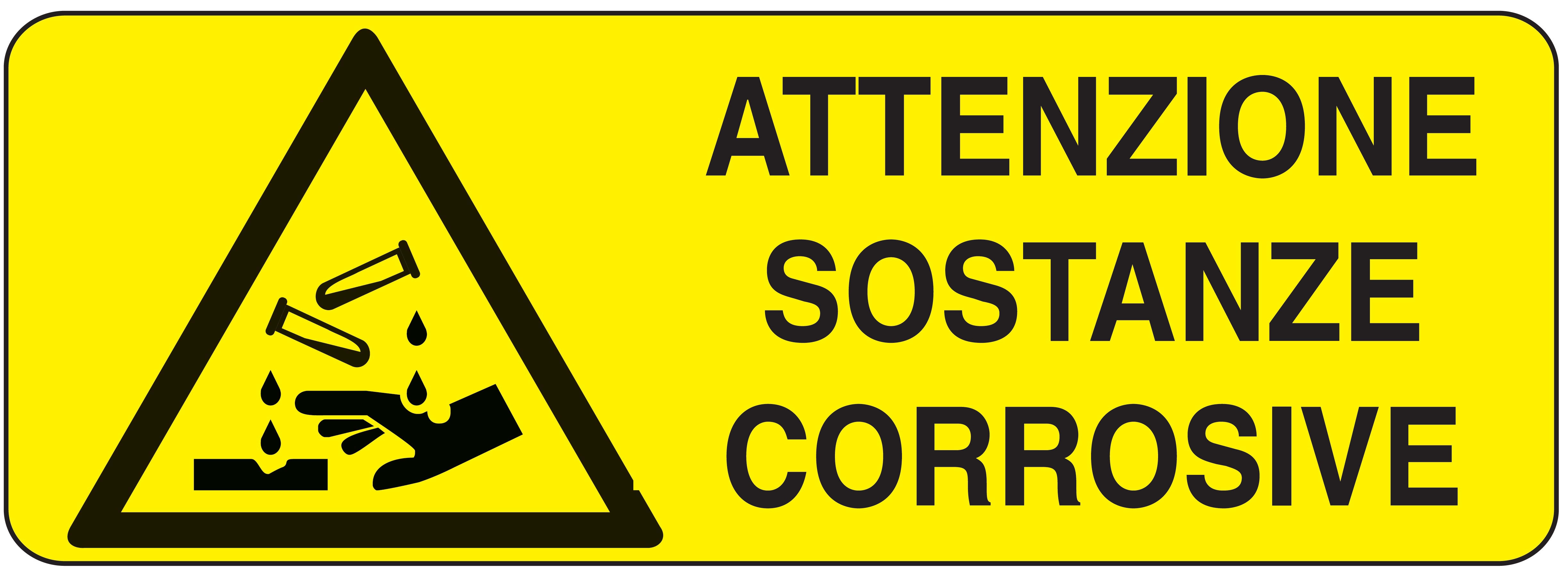 OCMEI SRL - OCMW023-341-A CART.350X125MM SOSTANZE CORROSI