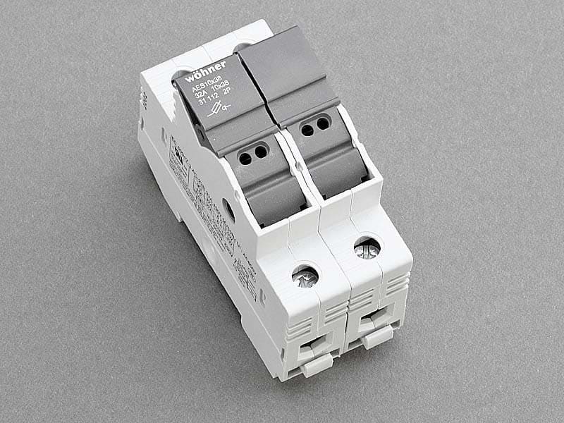 WOEHNER ELECTROTECHN - WOH31112000 AMBUS X FUS. 10X38, 2P