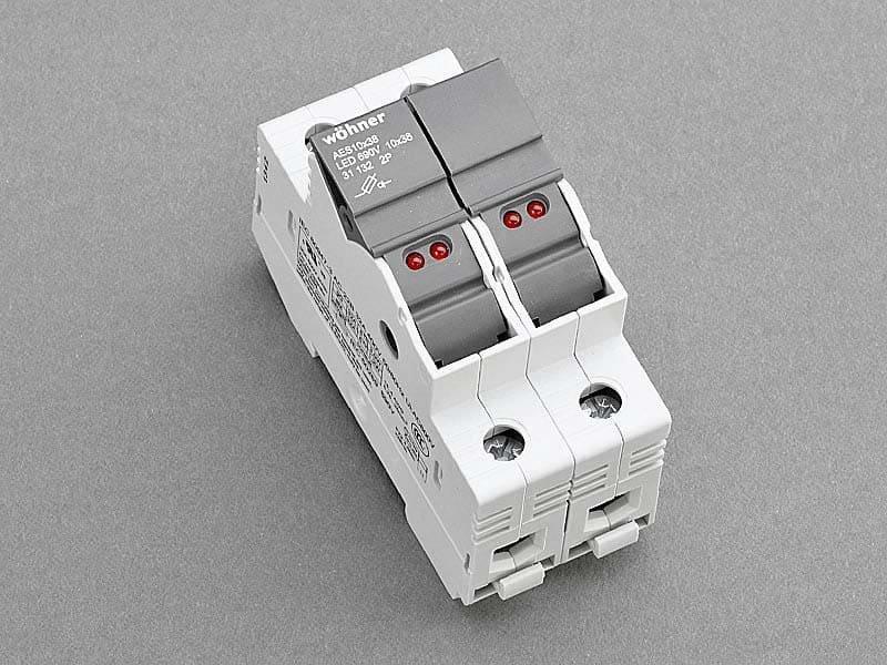 WOEHNER ELECTROTECHN - WOH31132000 AMBUS X FUS. 10X38, 2P CON LED