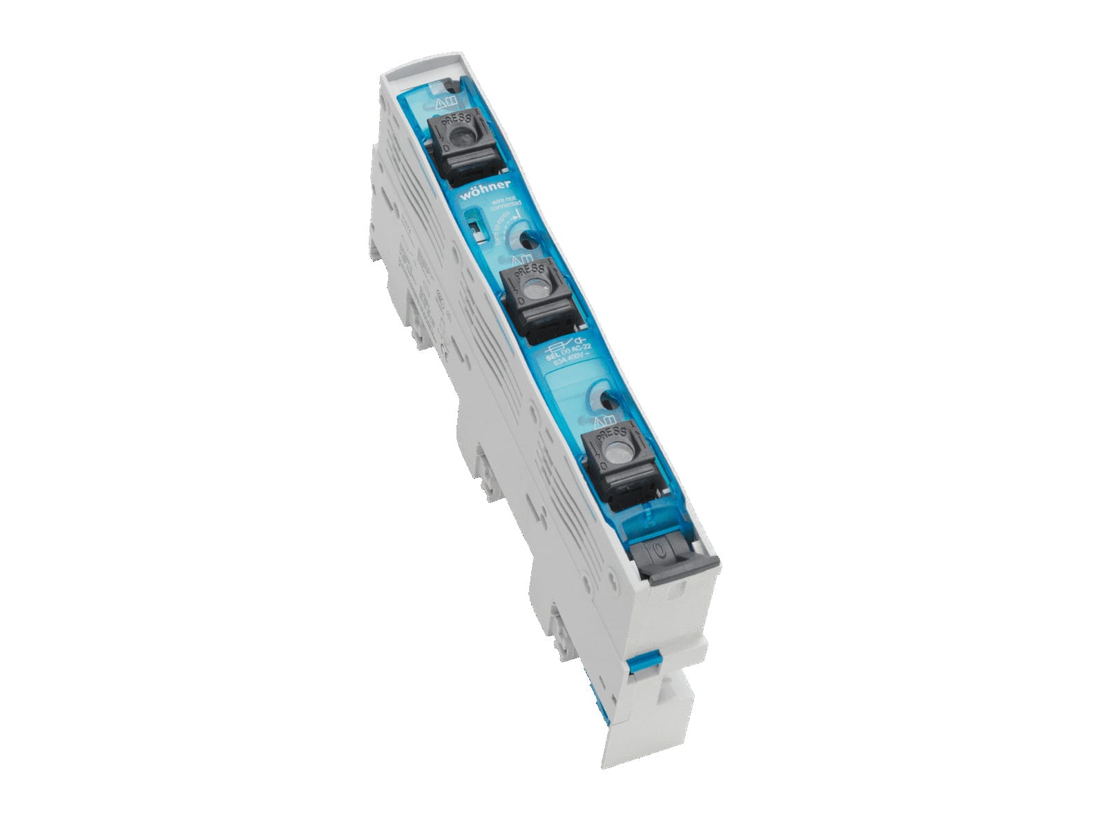 WOEHNER ELECTROTECHN - WOH31574000B SECUR EL, BASE SEZ. PER FUS D0, SIS.60,