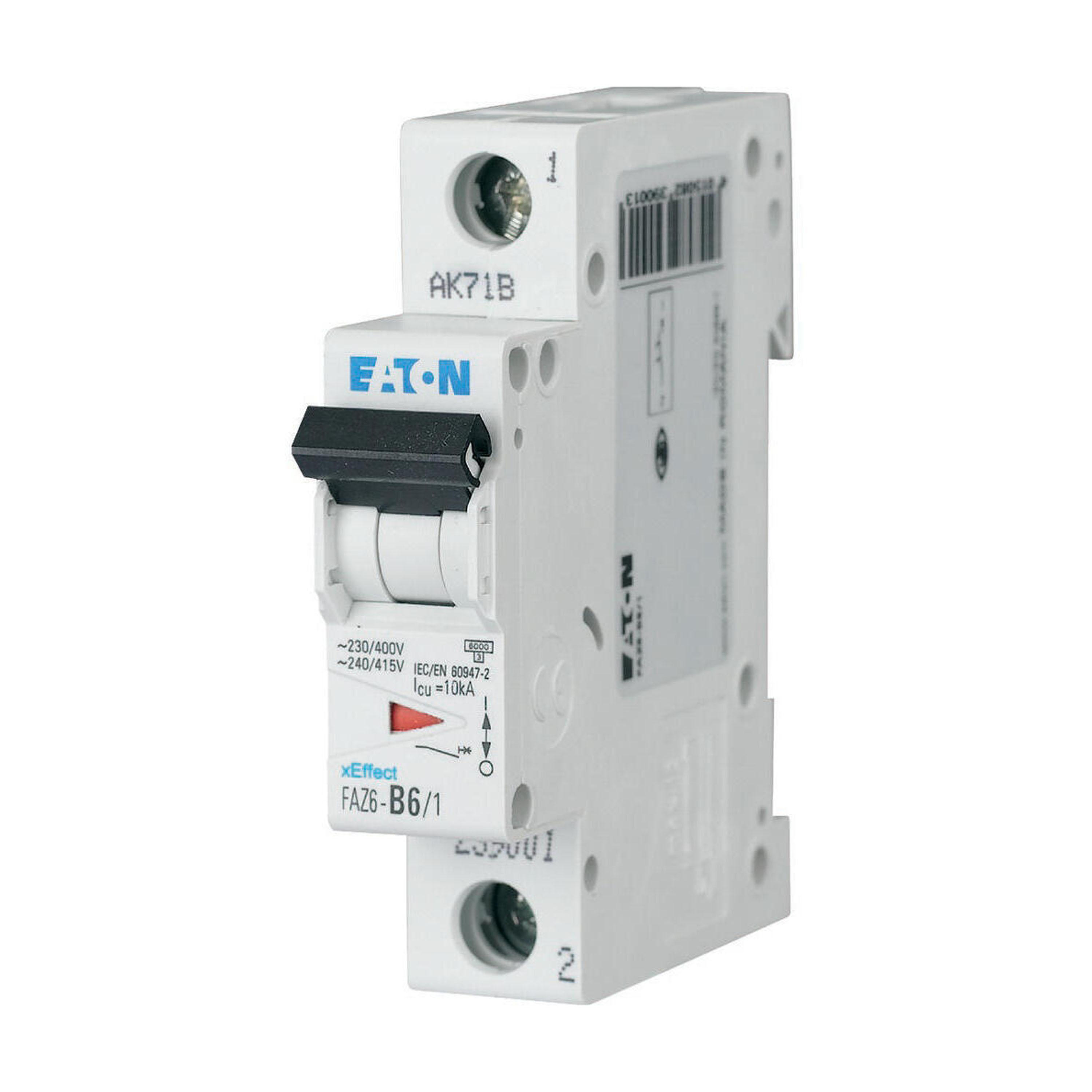 EATON - EAO177376 FAZ6-B2/1 INT. MT 6KA 1P B 2A