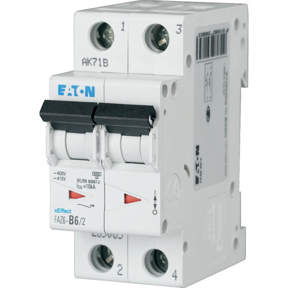 EATON - EAO177545 FAZ6-B3/2 INT. MT 6KA 2P B 3A