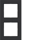 BERKER - BRKWAD6200BM CORNICE 2-POSTI, A.1, NERO OPACO