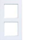BERKER - BRKWAD8200WM CORNICE 2-POSTI, A.8, BIANCO OPACO
