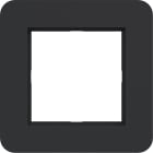 BERKER - BRKWAD9100BM CORNICE 1-POSTO, C.8, NERO OPACO