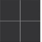 BERKER - BRKWAK7014BM COP. PULS. KNX 4 CANALI A.X/C.X NERO OP