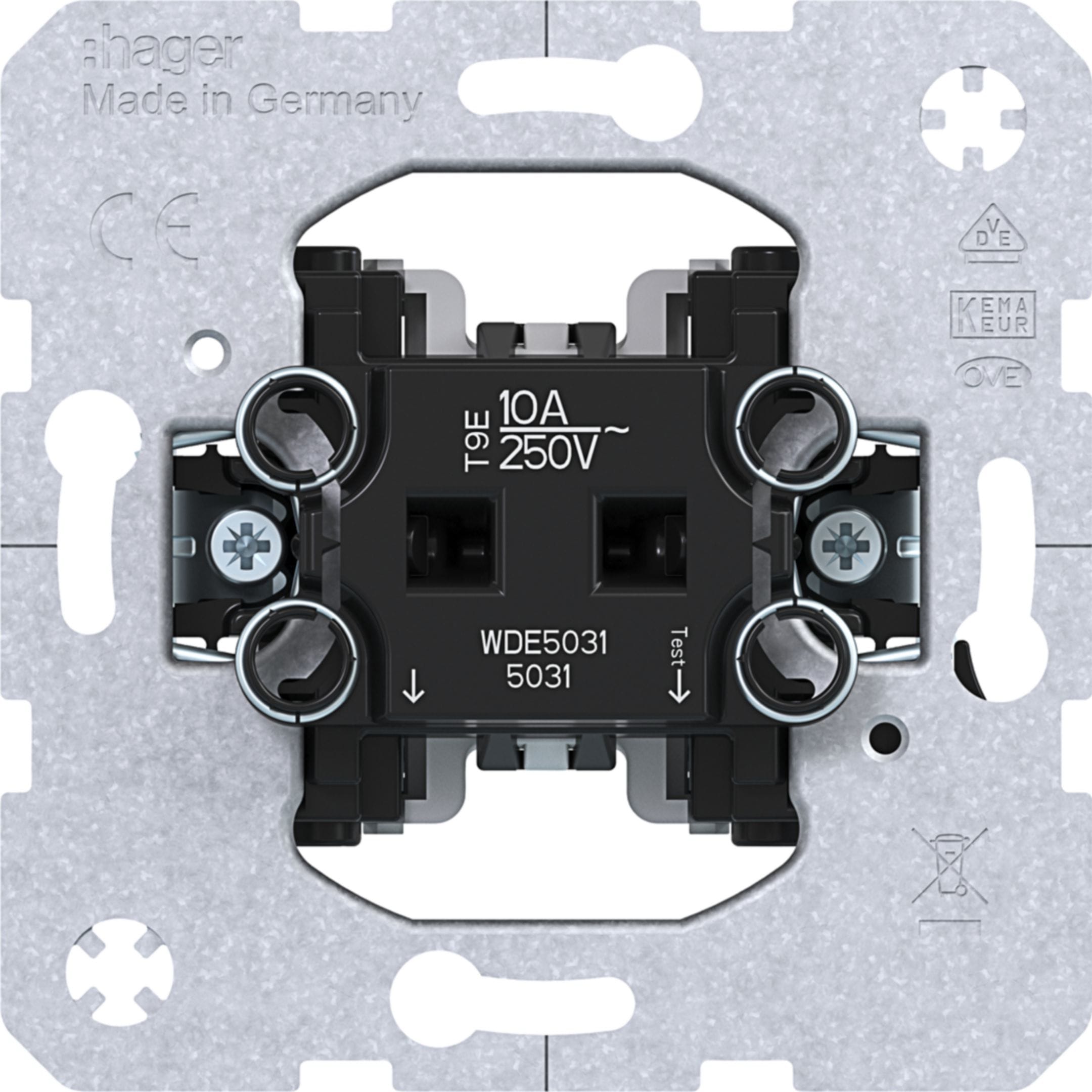 BERKER - BRKWDE5031 PULS. CONTATTO DI CHIUSURA COMANDO LUCI