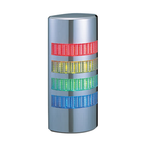 PATLITE EUROPE GMBH - PMHWE-402FB-RYGB TORRETTA DA PARETE SILVER 4 COLORI CON B