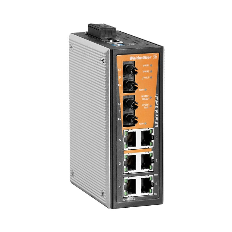 WEIDMULLER - WEI1240990000 IE-SW-VL08MT-6TX-2ST