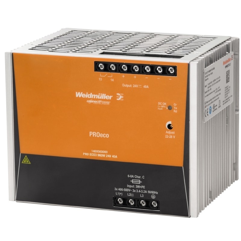 WEIDMULLER - WEI1469560000 PRO ECO3 960W 24V 40A