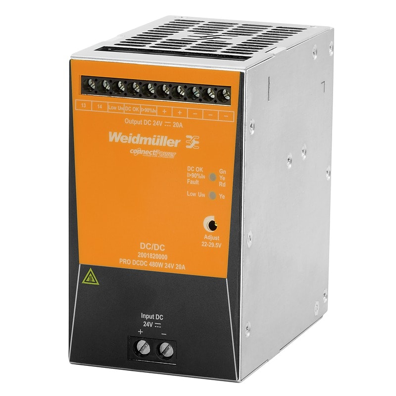WEIDMULLER - WEI2001820000 PRO DCDC 480W 24V 20A
