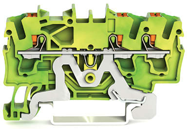 WAGO ITALIA SRL - WAG2202-1307 Morsetto di terra per 3 conduttori con p