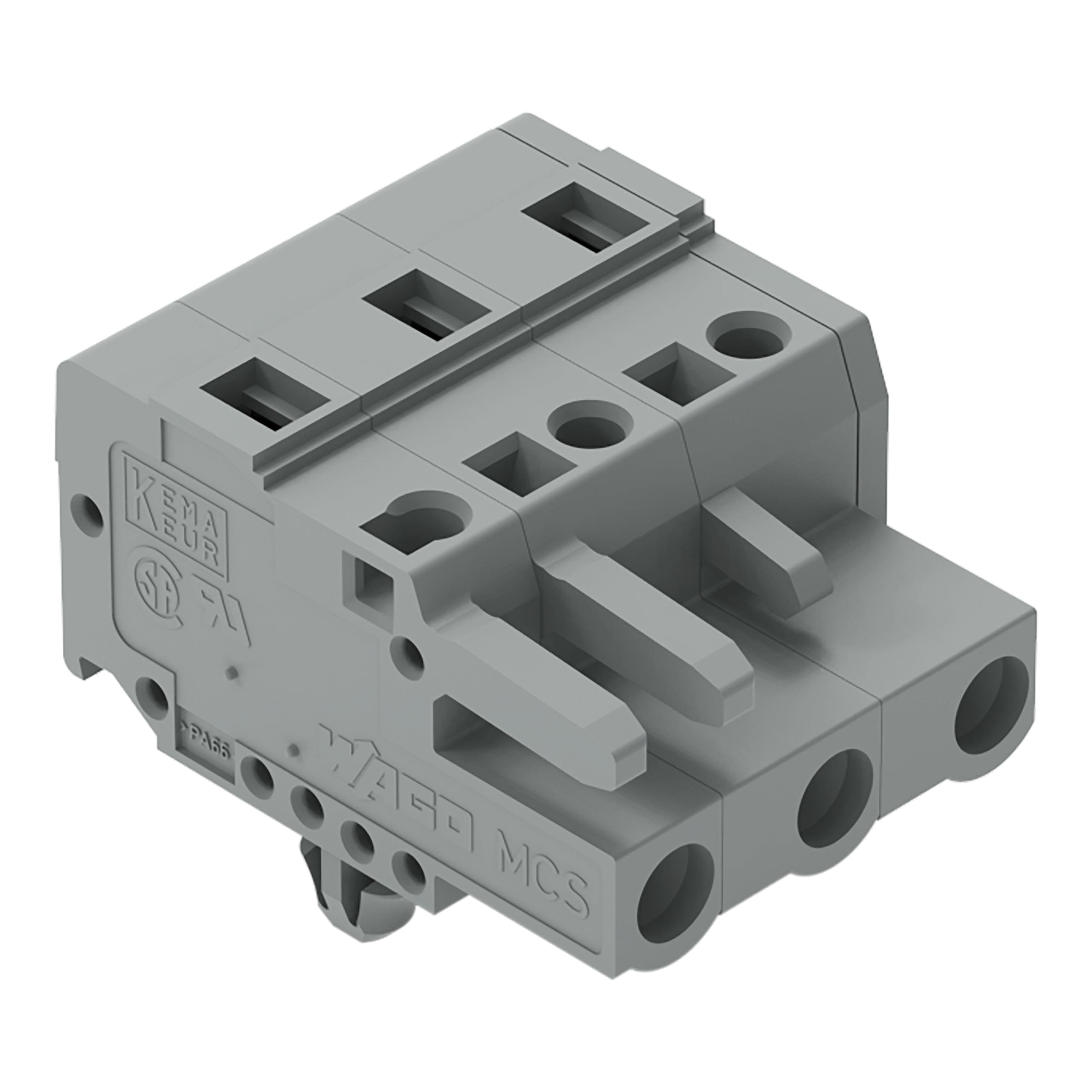 WAGO ITALIA SRL - WAG231-203/008-000 SPINA F 1 CONDUT 2,5MMQ 7,5MM 3P GR