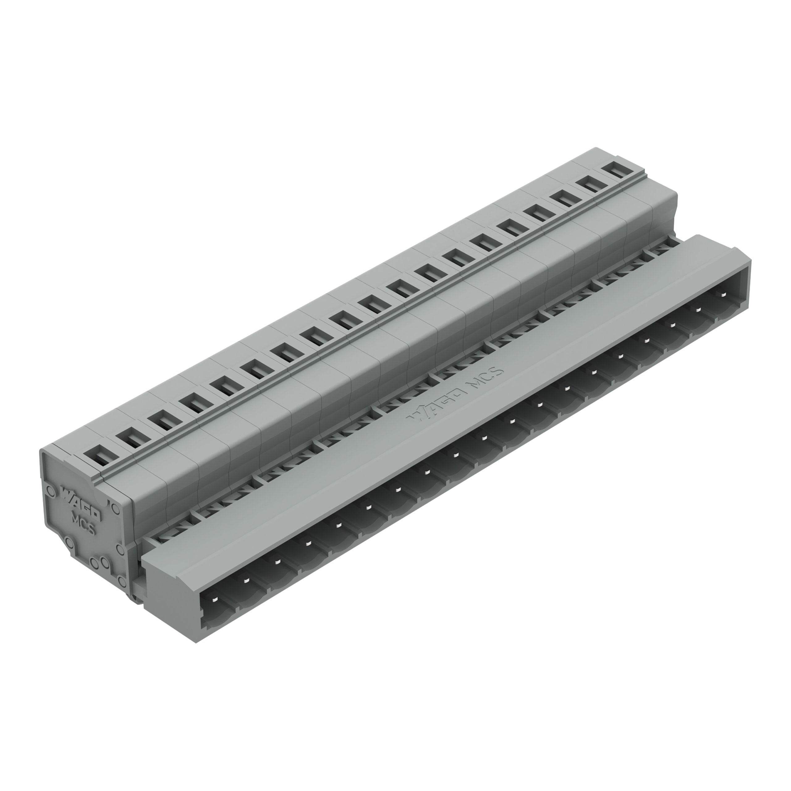 WAGO ITALIA SRL - WAG231-619/018-000 CONN M 1 CONDUT 2,5MMQ 5MM 19P DIN35 GR