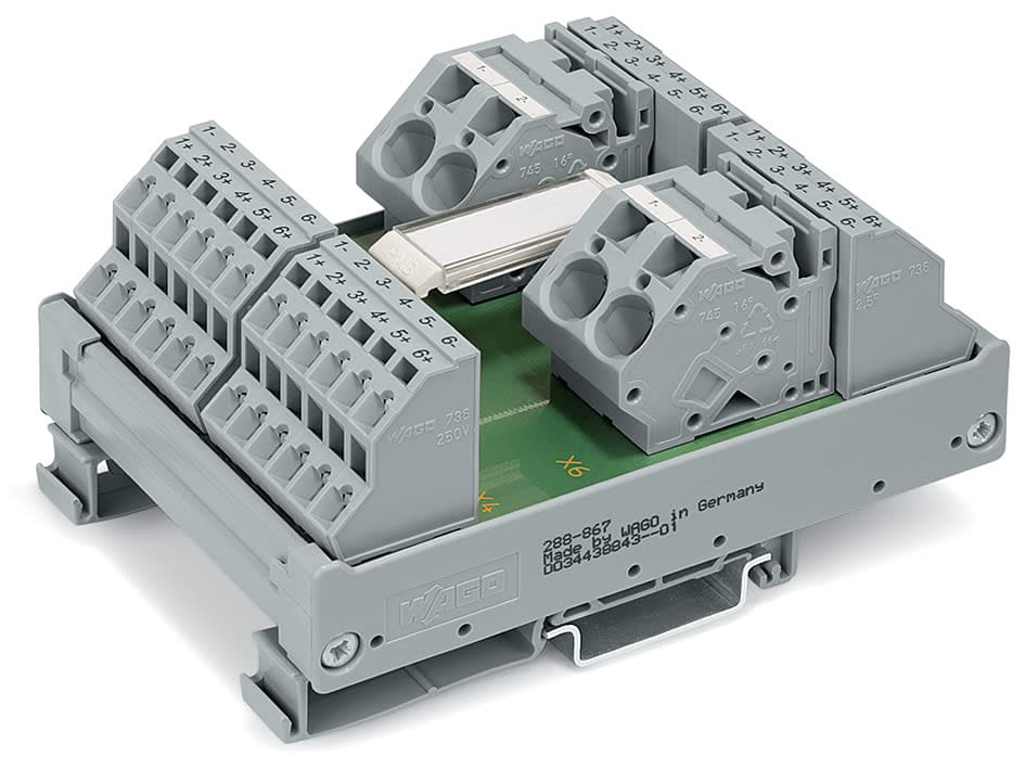WAGO ITALIA SRL - WAG288-867 MODULO DISTR 4 POTENZIALI 6 PUNTI CONNES