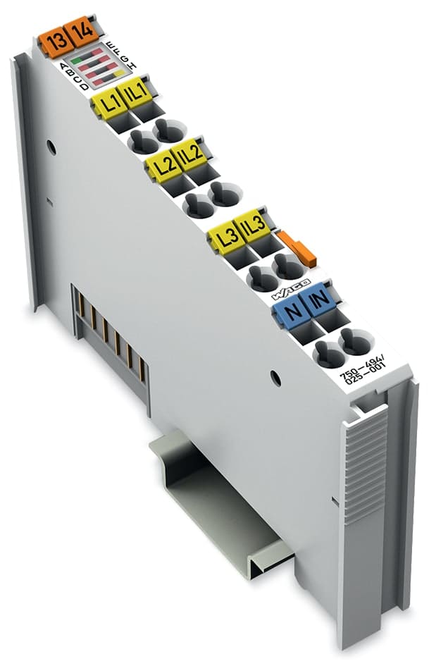 WAGO ITALIA SRL - WAG750-494/025-001 MISURAZIONE POTENZA 3PH 480VAC 5A TEMP E