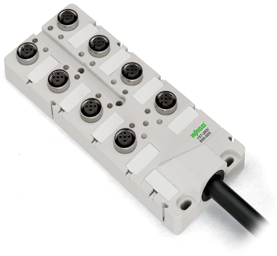 WAGO ITALIA SRL - WAG757-285/000-005 BOX SENSORE/ATTUATORE M12 8 VIE 5 POLI 5