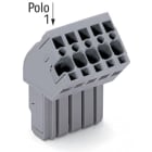 WAGO ITALIA SRL - WAG769-105/022-000 CONN F ANG 4MMQ 5MM 5P PIN CODIFICA GRIG