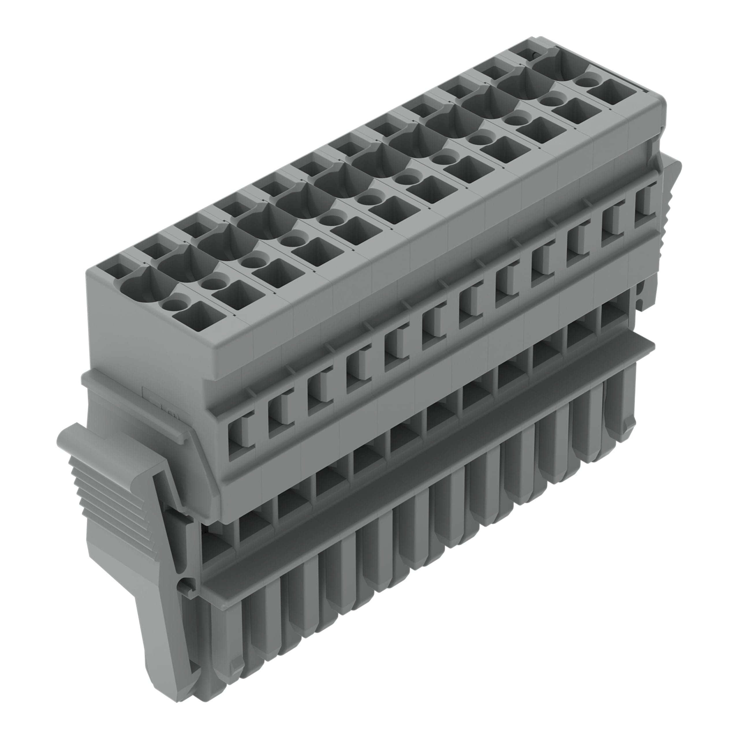 WAGO ITALIA SRL - WAG769-112/021-000 SPINA F 4MMQ 5MM 12P LEVE LATERALI GRIGI