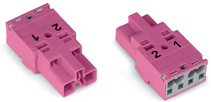 WAGO ITALIA SRL - WAG770-292 Spina 2 poli, rosa