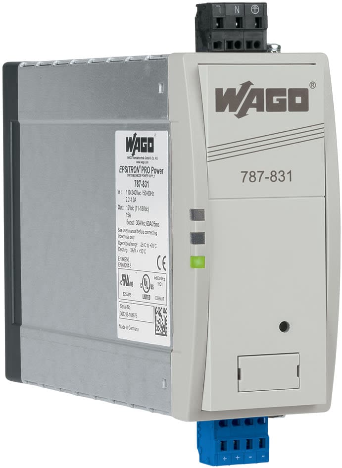 WAGO ITALIA SRL - WAG787-831 PRO 1PH 12V15A TOPBOOST POWERBOOST CONTA