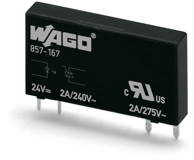 WAGO ITALIA SRL - WAG857-167 REL BASE STATO SOLIDO 24VDC 24 240VAC L