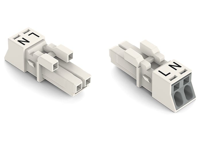 WAGO ITALIA SRL - WAG890-222 PRESA 2 POLI COD A 1,50 MMQ BIANCO