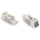 WAGO ITALIA SRL - WAG890-222 PRESA 2 POLI COD A 1,50 MMQ BIANCO