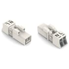 WAGO ITALIA SRL - WAG890-232 SPINA 2 POLI 1,50 MMQ BIANCO
