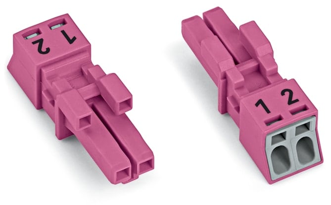 WAGO ITALIA SRL - WAG890-282 PRESA 2 POLI COD B 1,50 MMQ ROSA