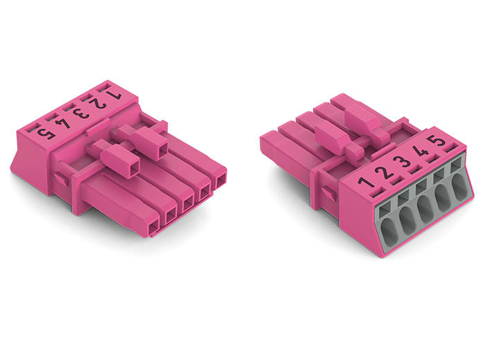 WAGO ITALIA SRL - WAG890-285 Presa 5 poli, rosa