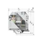 WIELAND ELECTRIC SRL - WIE57.597.0155.0 FEED-THROUGH TERMWKN 150 / U /V0