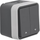 BERKER - BRKWNC302 PULS.DOPP + SIMB FRECCE PARETE W1 GRI