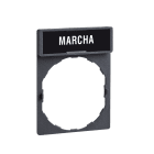 SCHNEIDER ELECTRIC - SNRZBY2403 PORTA ETICHETTA+ETICHETTA MARCHA