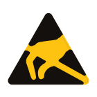 CEMBRE SPA - CEM204402 ETICHETTA ADESIVA DI AVVERTIMENTO WS-ESD, SIMBOLO ELETTRICITA' STATICA