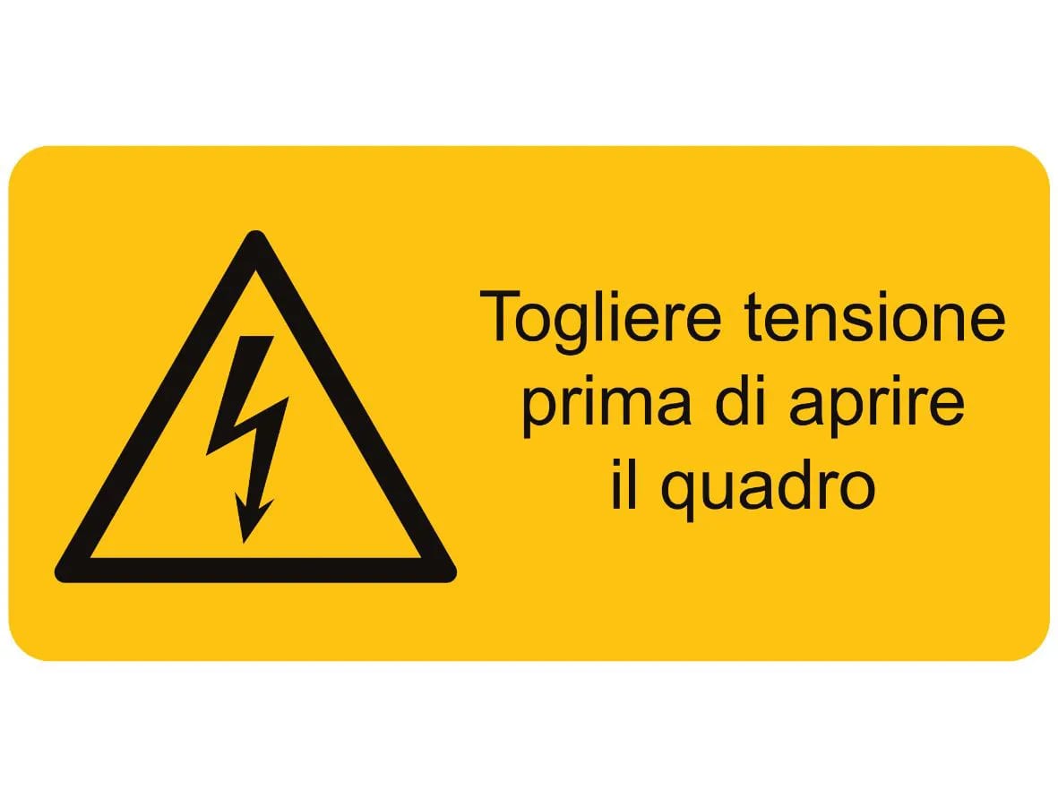 CEMBRE SPA - CEM2450HT012 ETICH. AVVERTIMENTO WST-LSY 18X37MM.+TES