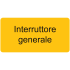 CEMBRE SPA - CEM1100HT006 ETICH.AVVERTIMENTO WST-OTY 25X50MM.+TEST