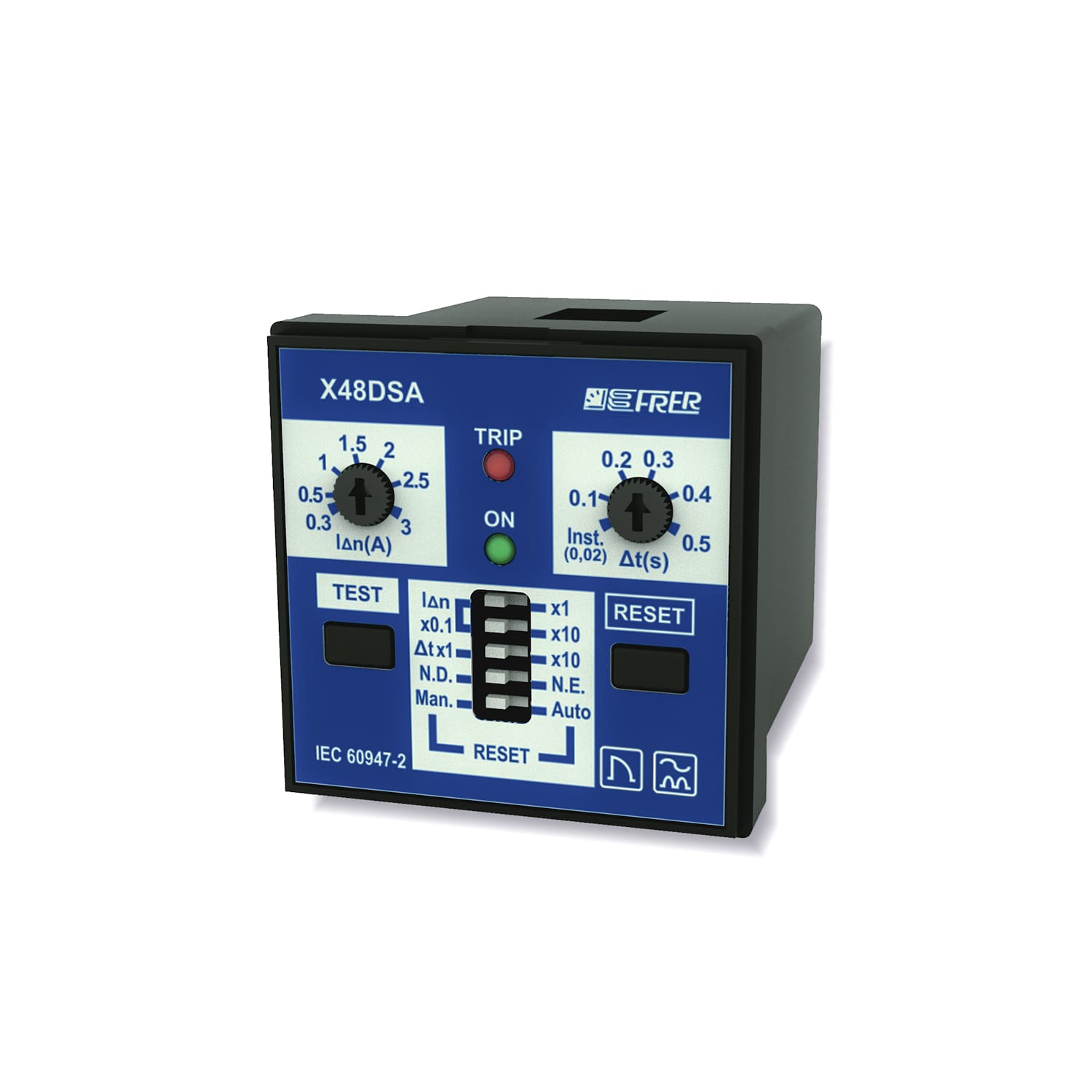 FRER SRL - FREX48DSA030X20S REL TIPOA 48X48 2TRIP A.115-230V