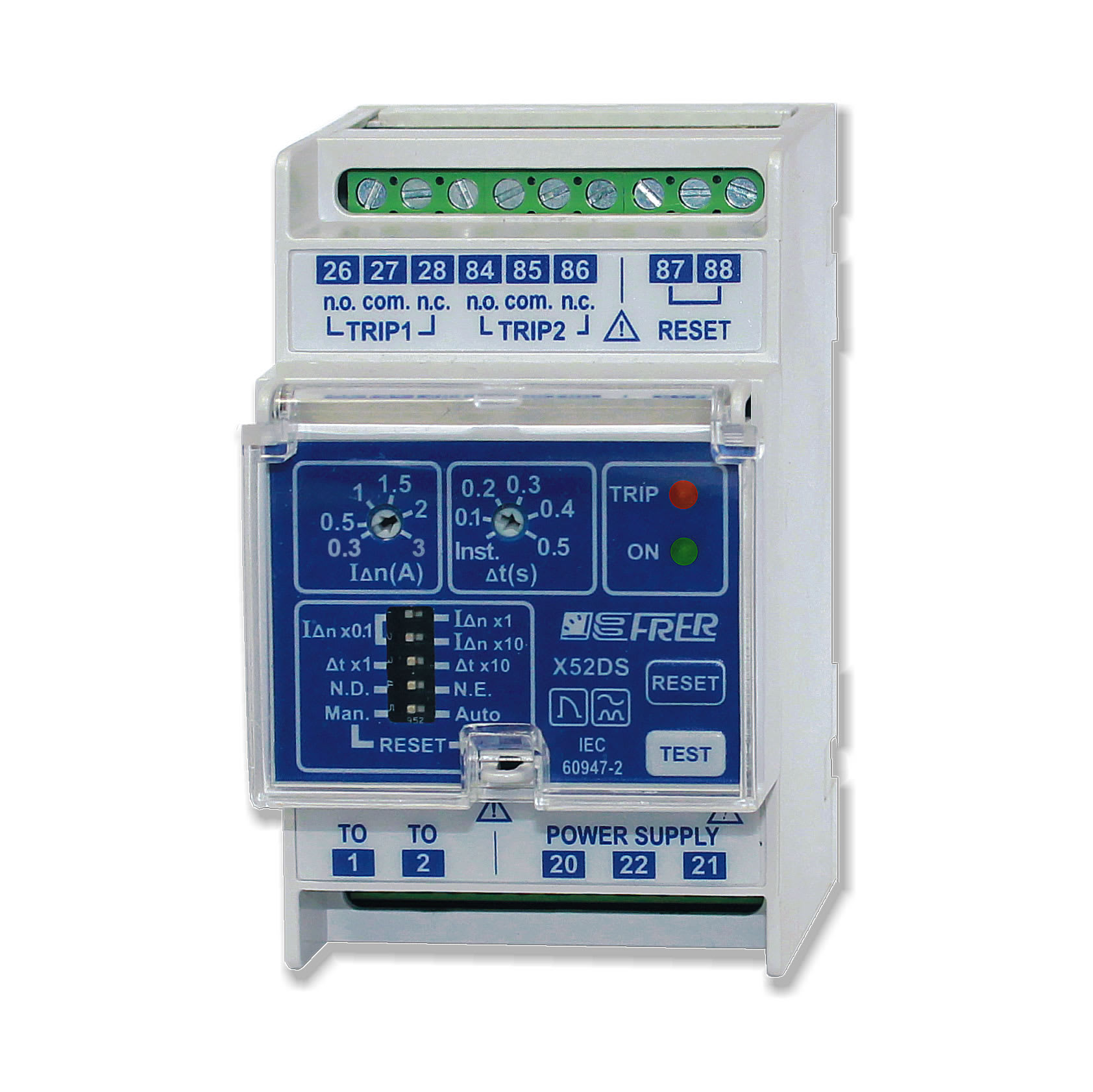FRER SRL - FREX52DSX025X20L REL  TIPOA 3MOD.DIN 2TRIP A.20 60V
