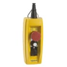 SCHNEIDER ELECTRIC - SNRXACB3291 Pendant control station, Harmony XAC, plastic, yellow, 2 push buttons, 1 emergency stop, control 2 speed hoist motor