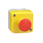 SCHNEIDER ELECTRIC - SNRXALK198H7 Pulsantiera, Harmony XALD, XALK, plastica, gialla, 1 fungo rosso di 40 mm, arresto di emergenza, premere pull 1 NC, senza marcatura, UL CSA